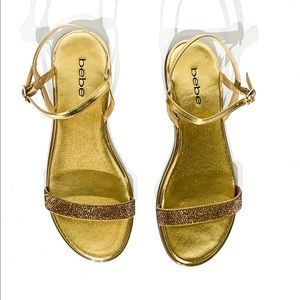 bebe brilynn flat sandals